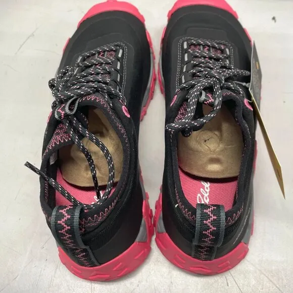 Eddie Bauer Women’s Terrange Hiking Shoes Black/Pink Size 7.5 Trail Outdoor Foot