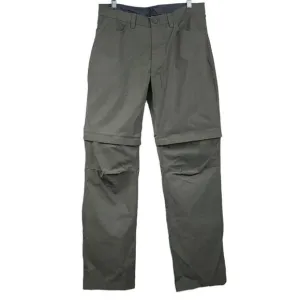 Eddie Bauer 38x34 Convertible Tech Pant Water Repellent UPF50 Green Men's