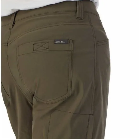 Eddie Bauer 38x34 Convertible Tech Pant Water Repellent UPF50 Green Men's