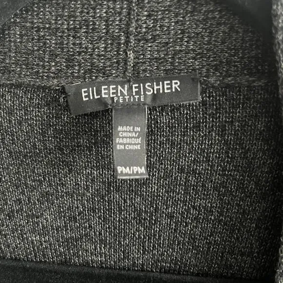 Eileen Fisher short petite cardigan size PM