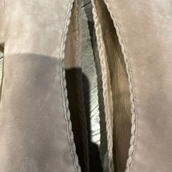 Eileen Fisher Women Posy Flat Earth Suede Size‎ 5.5M
