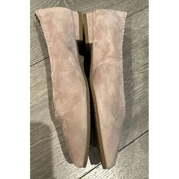Eileen Fisher Women Posy Flat Earth Suede Size‎ 5.5M