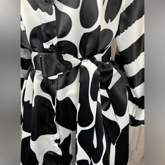 Elegant Party Lightweight Jacket Dress Long Lantern Sleeves Round Neck Plus Size