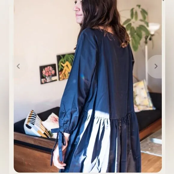 Eliza Faulkner Tallulah Dress Navy S