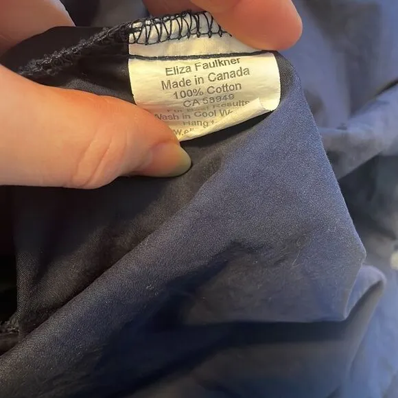 Eliza Faulkner Tallulah Dress Navy S