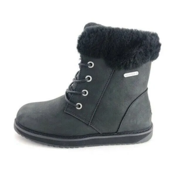 Emu Shoreline Leather Lo Winter Boots Womens 5