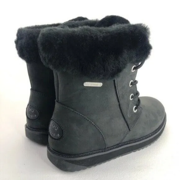 Emu Shoreline Leather Lo Winter Boots Womens 5
