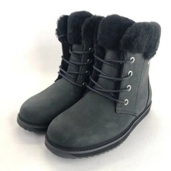 Emu Shoreline Leather Lo Winter Boots Womens 5