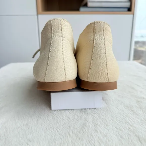 Ermenegildo Zegna Ivory Light Yellow Soft Leather Boots US 10.5 280 mm