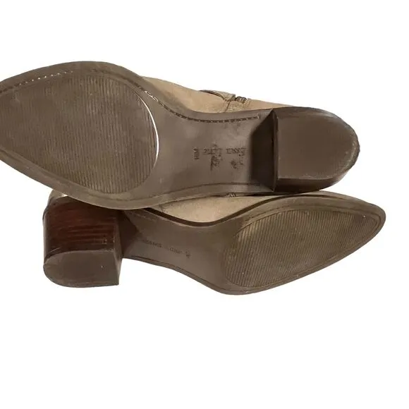 Essex Lane Booties Boots Women Size 10 EU 42 El-Nara Western Leather Suede Tan