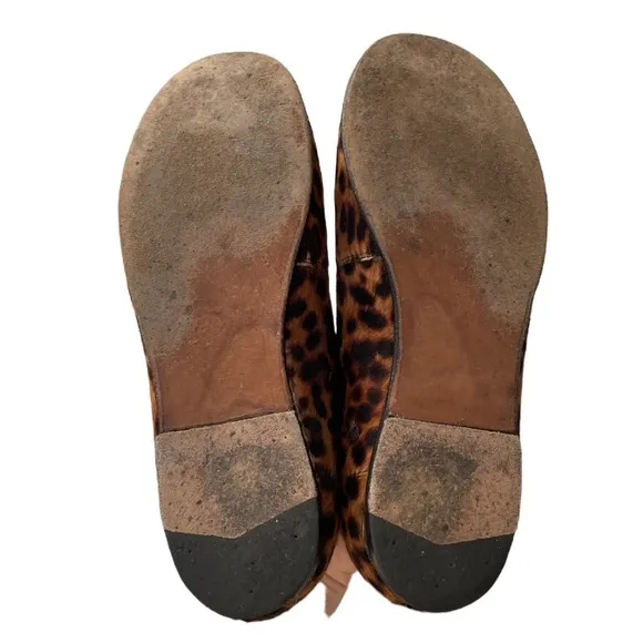 Etoile Isabel Marant Genuine Pony Hair Leopard Print Chelsea Ankle Boots 5