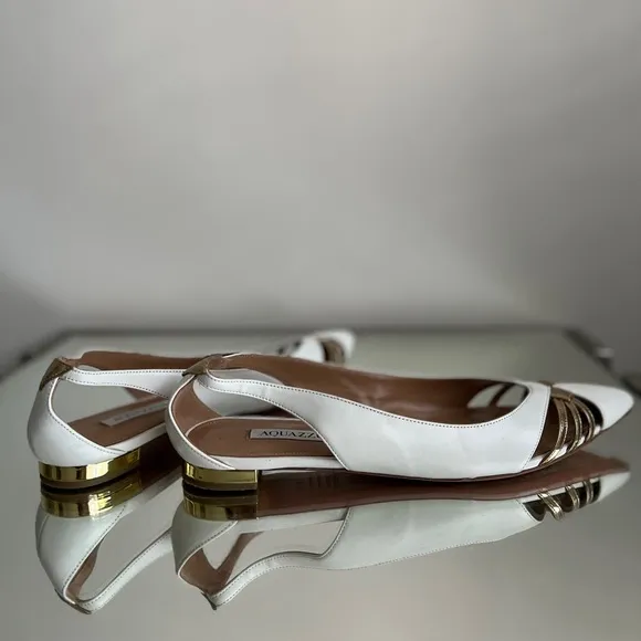 EUC Aquazzura Cece Flat ballerina shoes 38.5 $595
