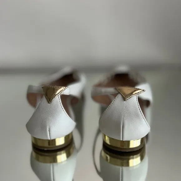 EUC Aquazzura Cece Flat ballerina shoes 38.5 $595