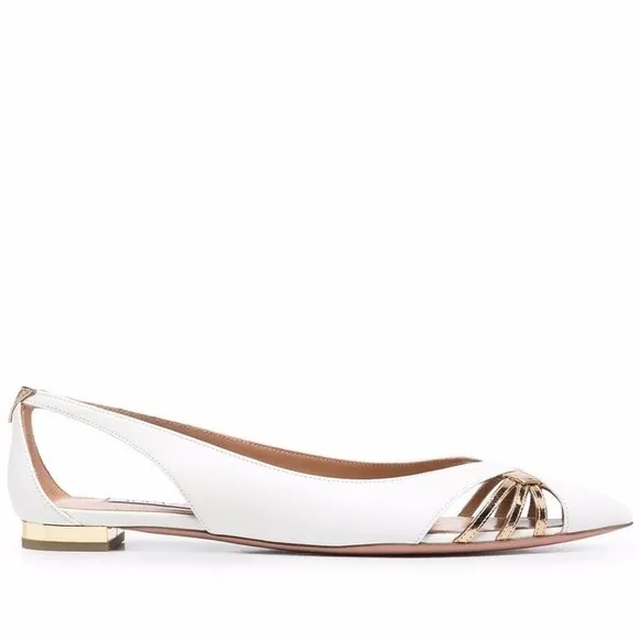 EUC Aquazzura Cece Flat ballerina shoes 38.5 $595