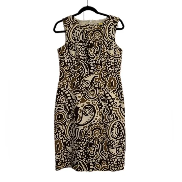 EUC David Meister Summer Shift Sheath Dress