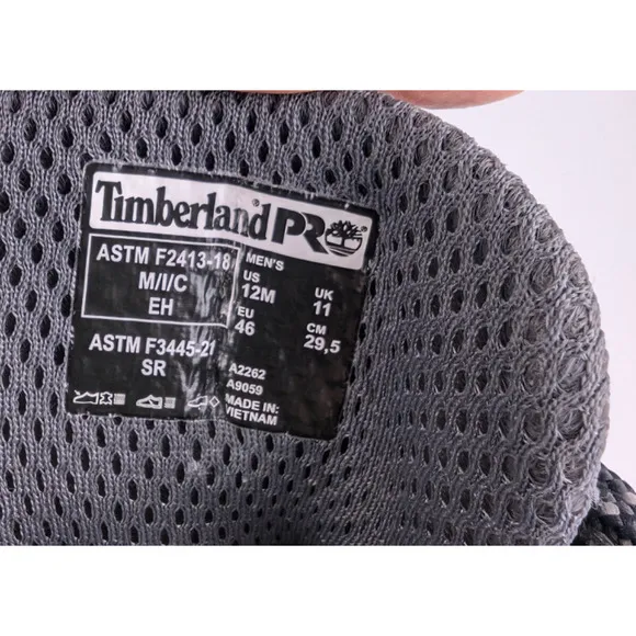 EUC Timberland PRO 6' Work Summit Black Composite Toe Boots Size Men's 12