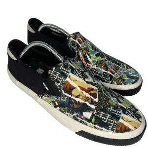 EUC TOMS X Marvel Baja Slip On Limited Edition Avengers Shoes Men's Size 10.5