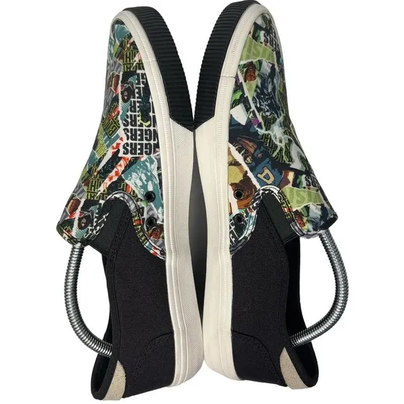 EUC TOMS X Marvel Baja Slip On Limited Edition Avengers Shoes Men's Size 10.5