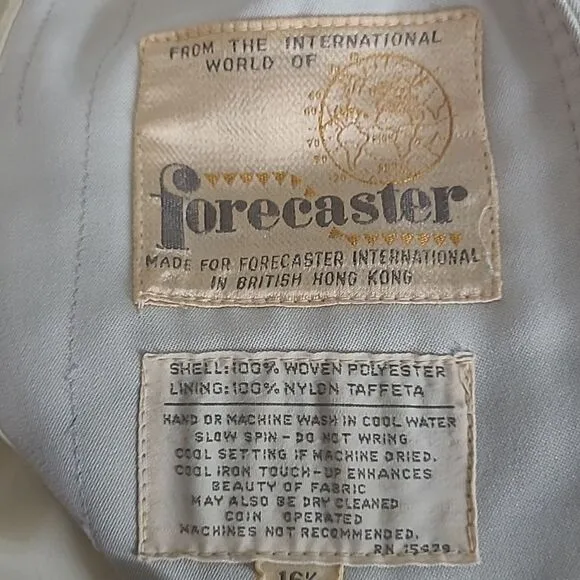 EUC vintage Forecaster International Women’s trenchcoat 16.5