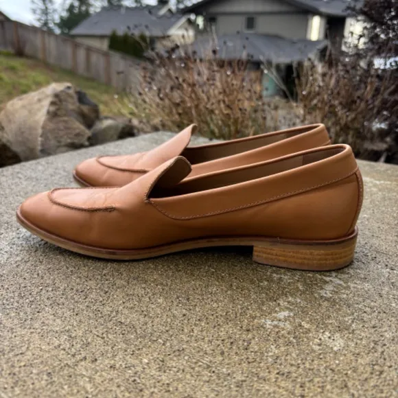 Everlane Italy The Loafer Slip On Flats Shoes Women's Size 8.5 Mustard Y…