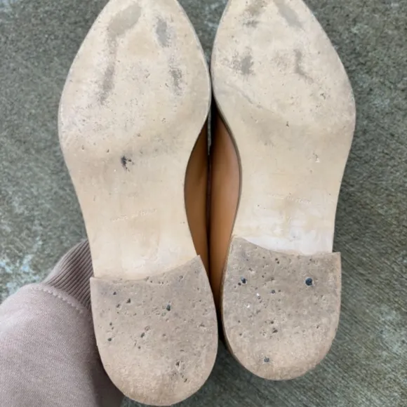 Everlane Italy The Loafer Slip On Flats Shoes Women's Size 8.5 Mustard Y…