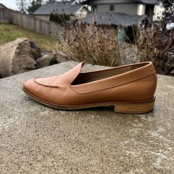 Everlane Italy The Loafer Slip On Flats Shoes Women's Size 8.5 Mustard Y…