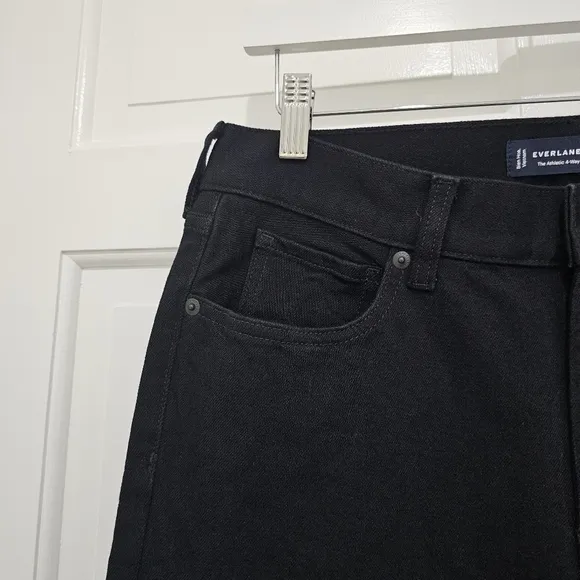 Everlane The Athletic 4-Way Stretch Organic Jean Uniform Black Size 32x28