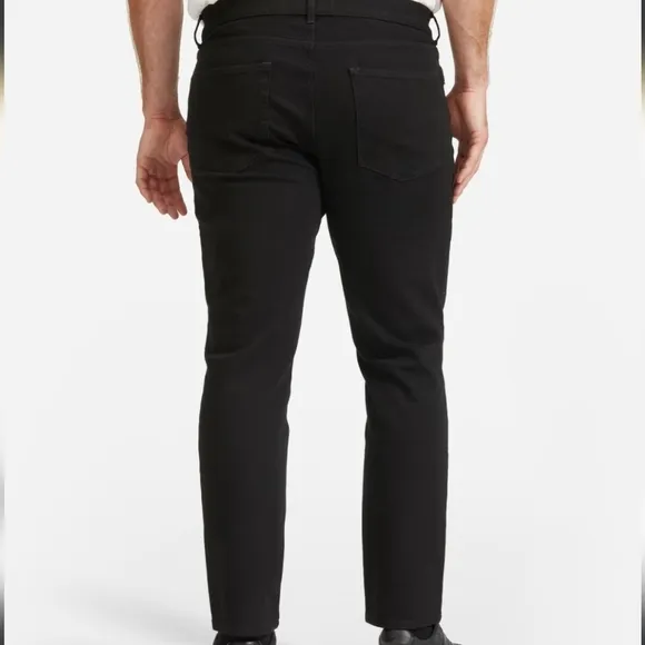 Everlane The Athletic 4-Way Stretch Organic Jean Uniform Black Size 32x28