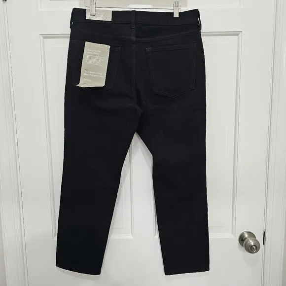 Everlane The Athletic 4-Way Stretch Organic Jean Uniform Black Size 32x28