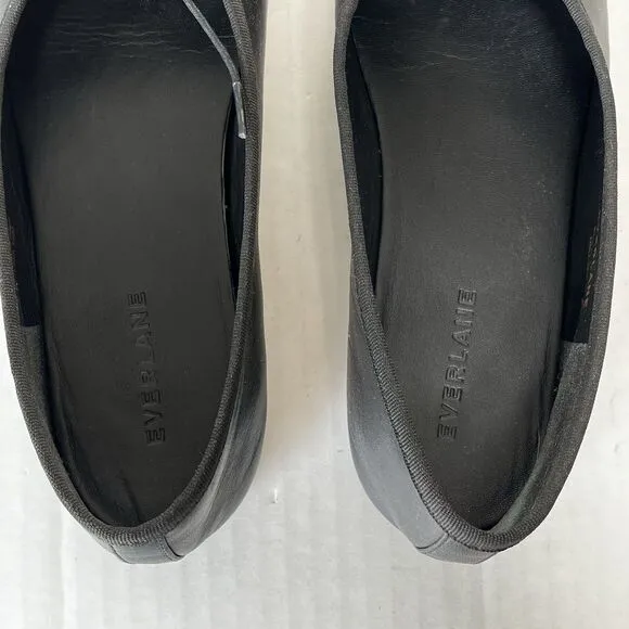 Everlane The Day Ballet Flat Womens Soft Italian Leather Slip On Casual Shoes 7