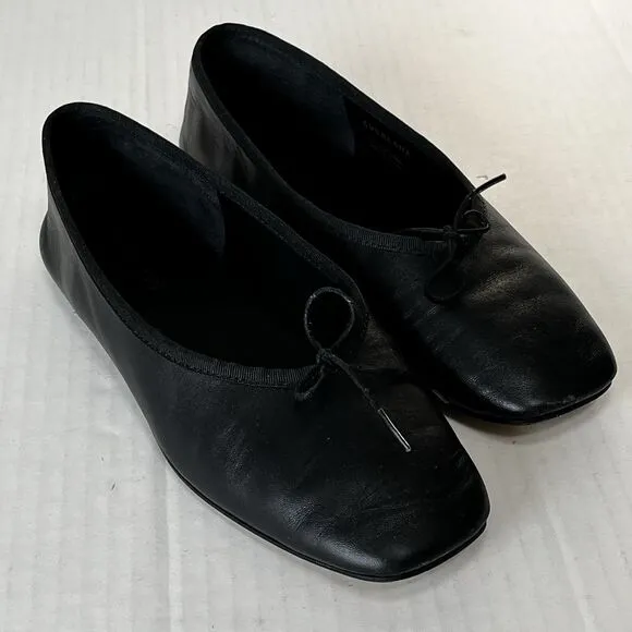Everlane The Day Ballet Flat Womens Soft Italian Leather Slip On Casual Shoes 7