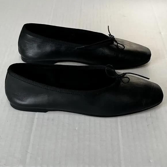 Everlane The Day Ballet Flat Womens Soft Italian Leather Slip On Casual Shoes 7