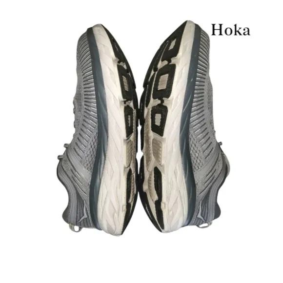 EXTRA WIDE Hoka Bondi 7 Gray Athletic Running Tennis Shoe Sneaker Men 13 4E XW