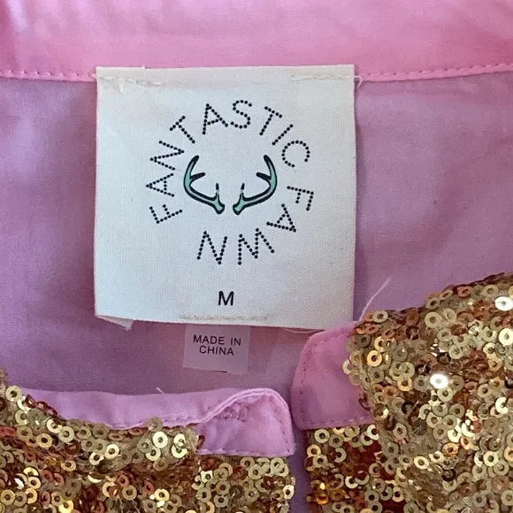 Fantastic Fawn Pink Sequin Nutcracker Mini Dresses With Pockets Size M