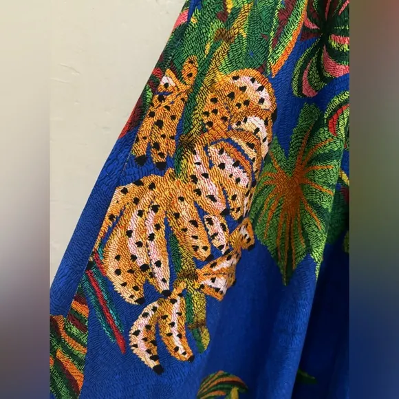FARM RIO Tropical Scarf Midi Skirt (NWT)