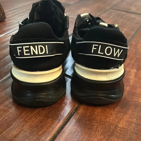Fendi Flow Black and white sneakers