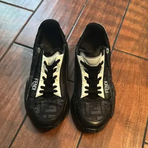 Fendi Flow Black and white sneakers