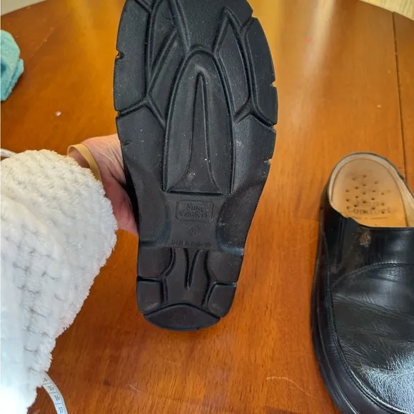 FINN Comfort Germany black leather mules size EU 39 = 9