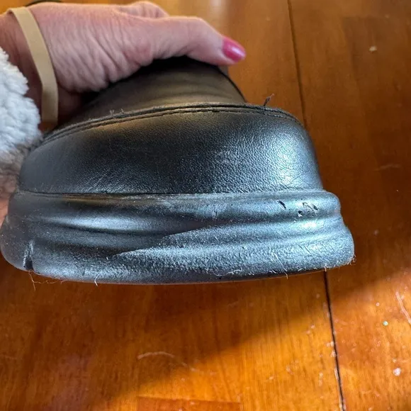 FINN Comfort Germany black leather mules size EU 39 = 9