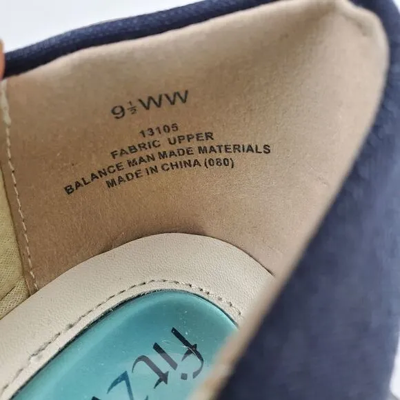 Fitzwells Navy espadrilles wedges with bow