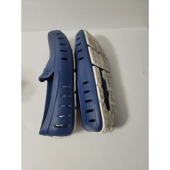 Floaters Mens Size 11 Navy Blue Country Club Driver Water Boat Shoes Rubber
