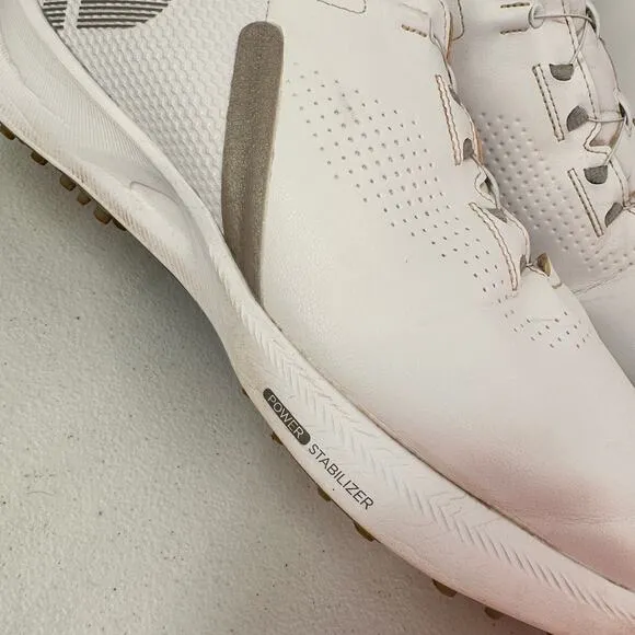 FootJoy FJ White Fuel BOA Spikeless Golf Shoes Size 10 Extra Wide