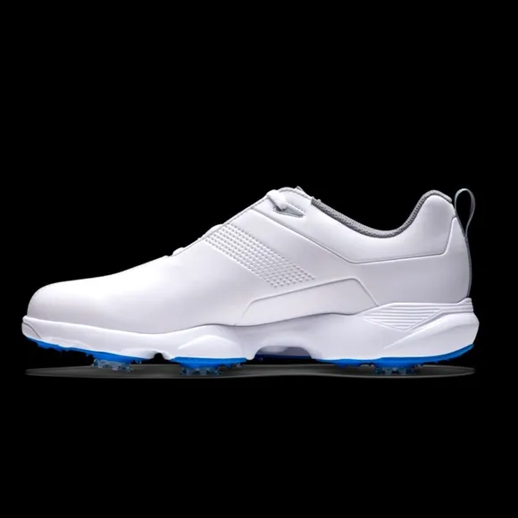 FootJoy Mens eComfort Golf Shoes WHITE  W/Pulsar Cleats Size 8 Wide #1 Golf Shoe