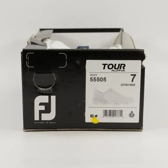 FootJoy Men's Tour Alpha 'White Gray Lime' 55505 Golf Multi Size EXTRA WIDE