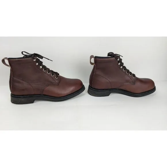 Footonic II Brown Leather Work Boots 10.5 3E 750-1