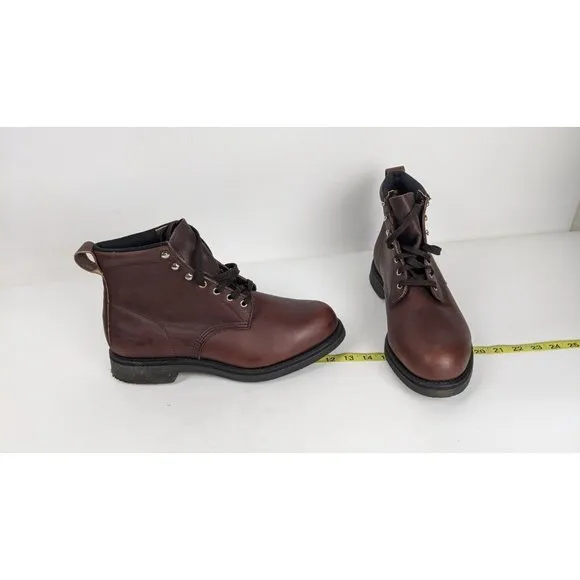 Footonic II Brown Leather Work Boots 10.5 3E 750-1