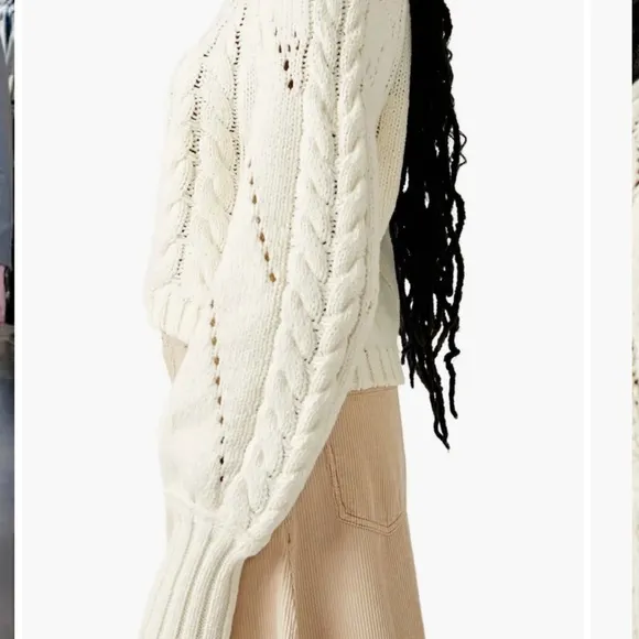 FP Sandre Cable Knit Sweater