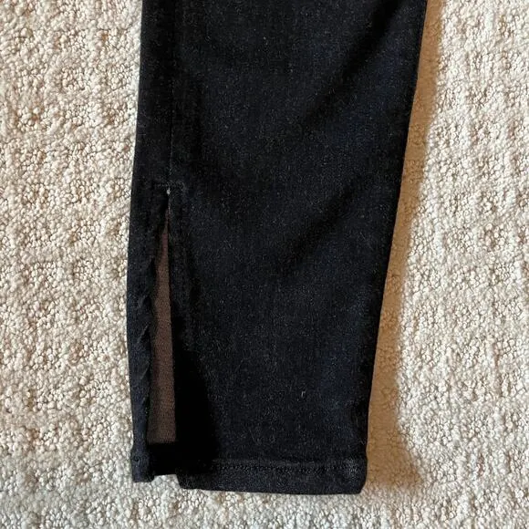 Frame Le Shape High Rise Skinny Black Denim Jeans Size 26 NWT