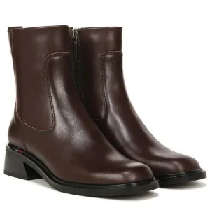 FRANCO SARTO New $170 Gracelyn Ankle Boot in Castagno Brown Leather Size 9.5