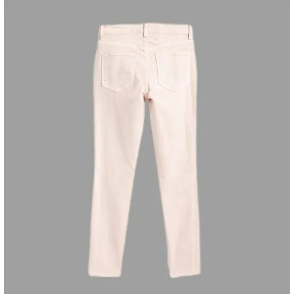 Frank And Eileen Pink Sligo Jeans Raw Hem Crop Size 28